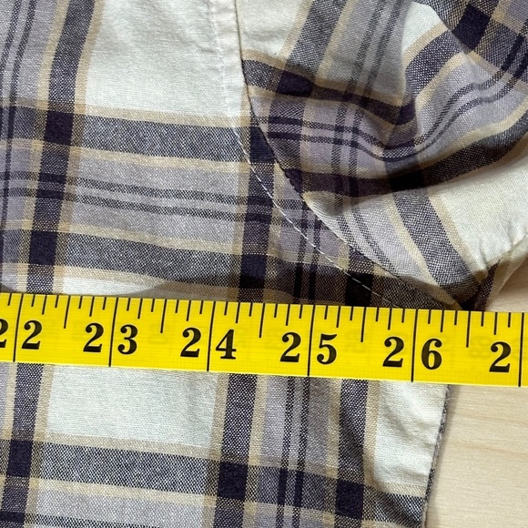 EUC Wrangler Men's Plaid Western Button Down Shirt with Pearlized Snap Buttons - Picture 7 of 9